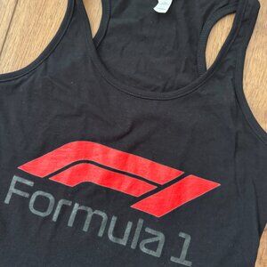 •	Formula Racerback  Black & Red Tank Top Women’s Size Small  NWOT